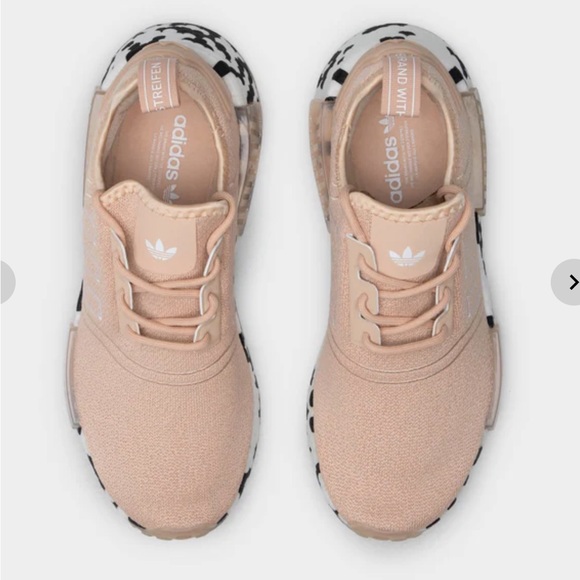 Adidas | Halo Blush Black and White Polka Dot NMD Sneakers | 7.5 - Picture 3 of 9